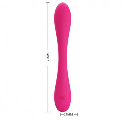Zginany wibrator podwójny punkt g łechtaczka 17cm